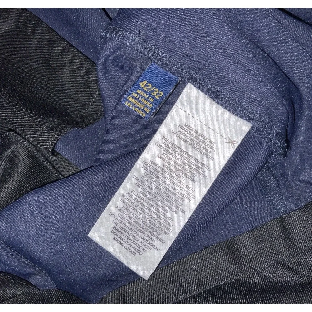 NWT Men's Polo Ralph Lauren‎ US Open Golf Pants Wicking Navy 42
